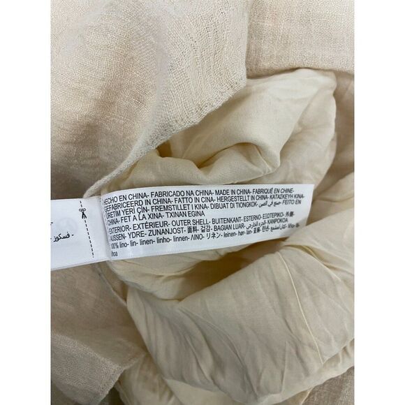 Massimo Dutti Womens Linen Halter Dress Maxi Small S Cream Halter Open Back NWOT - Picture 8 of 12